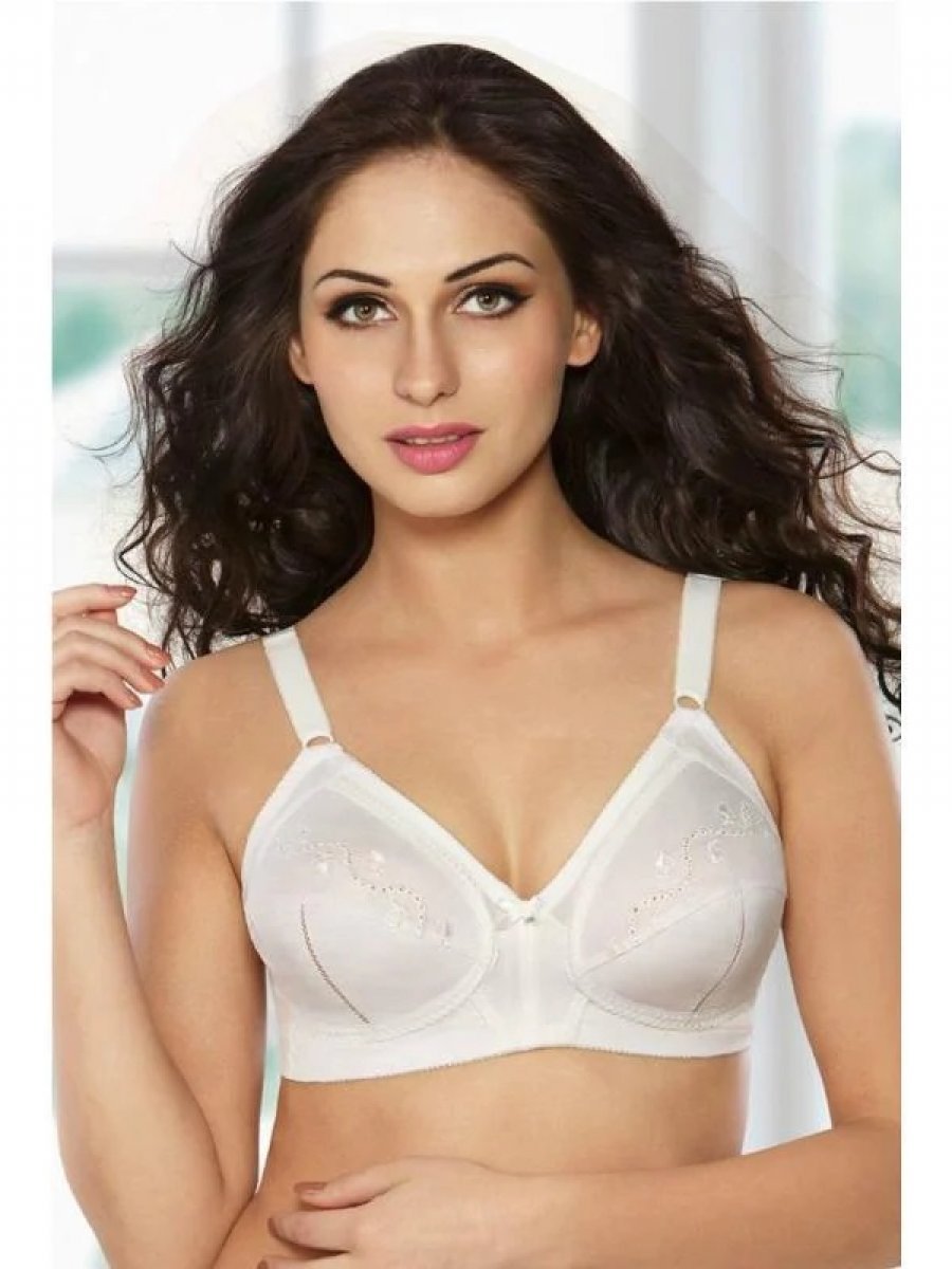 Comfortable cotton full figured bra