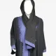 Blue & Black Butterfly Abaya