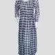 Checked maxi dress Pure Chiffon