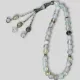 Light Grey Shajri Aqeeq Stone Tasbeeh Counter 33 Beads