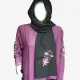 Margenta Colour Satin Abaya