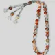 Light Brown Shajri Aqeeq Stone Tasbeeh 33 Beads 32 Grams