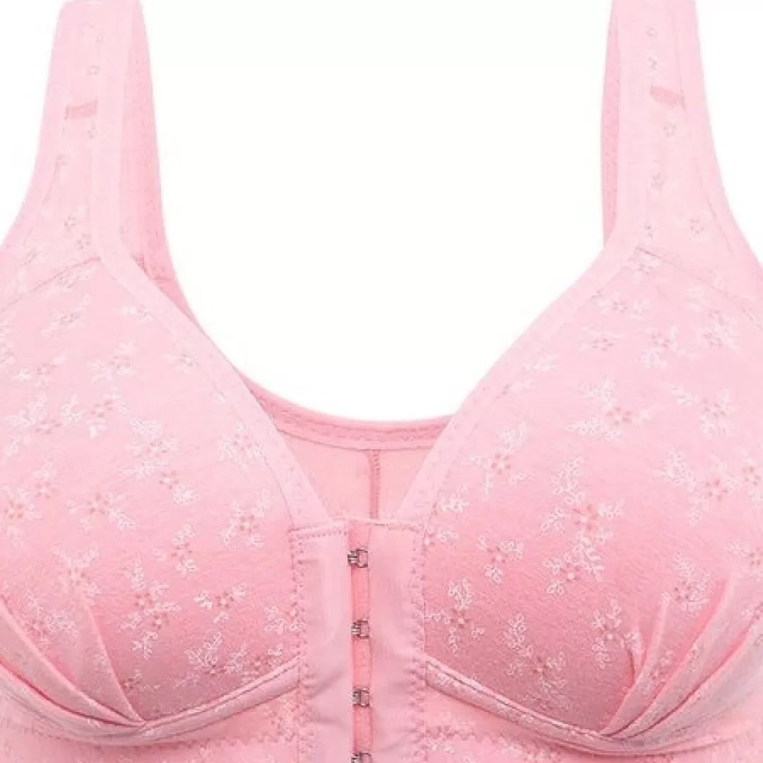 Lightly padded spacer easy front open bra