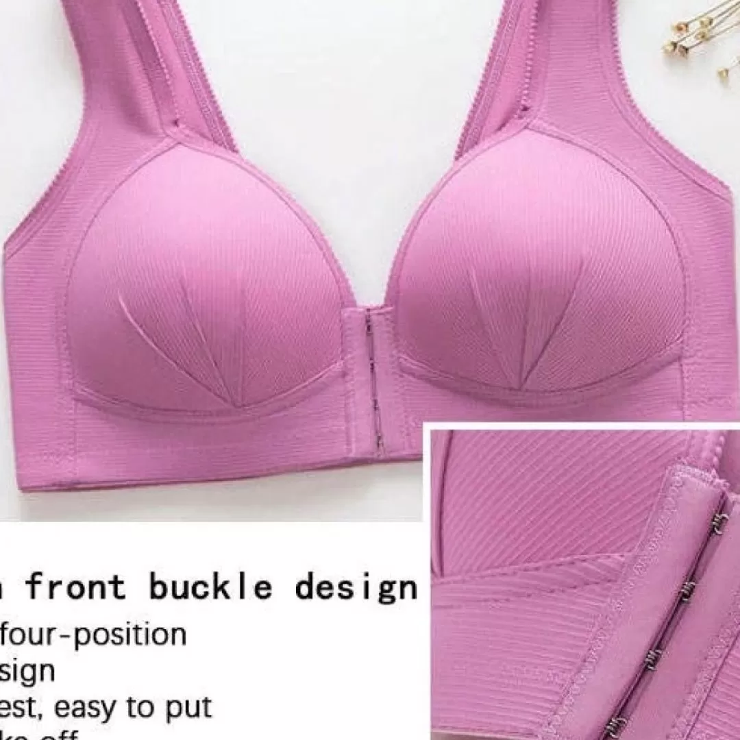 Lightly padded spacer easy front open bra