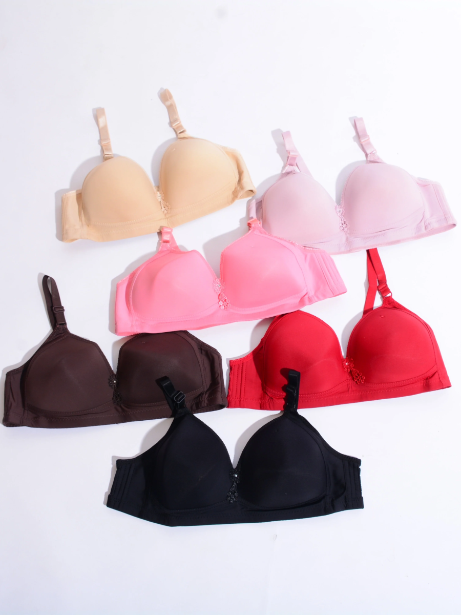 3 hooks padded bra