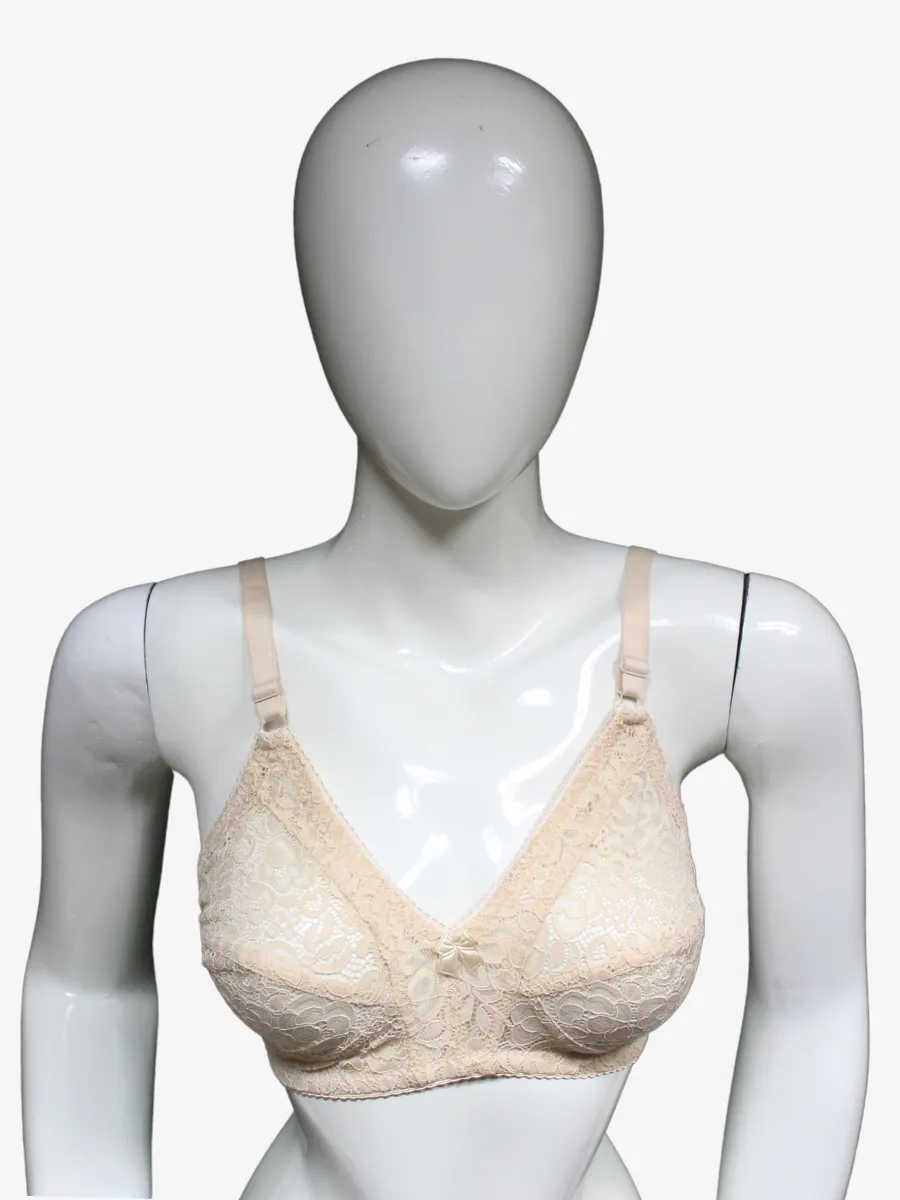 Premuim Cotton Transparent Net Bra