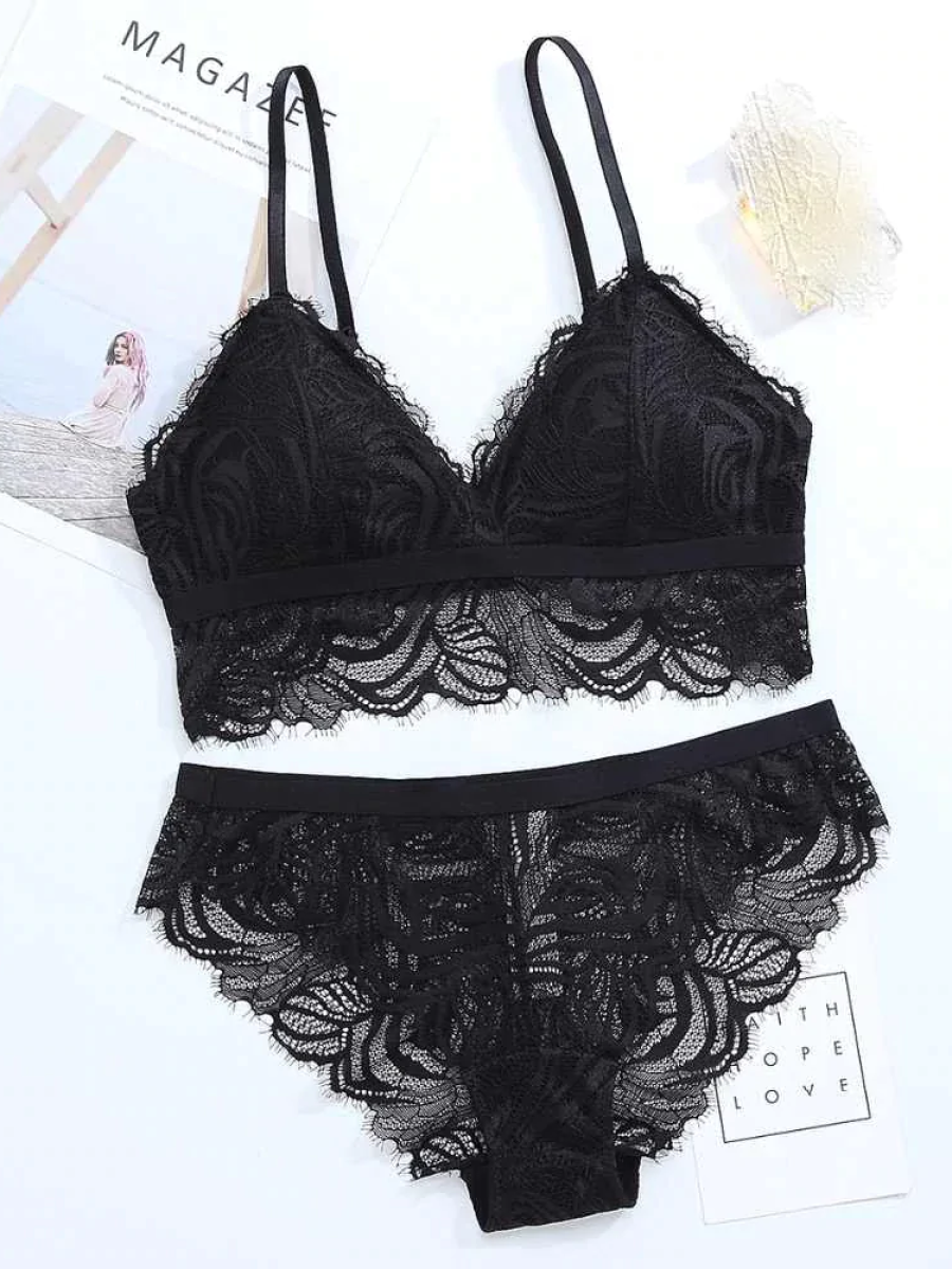 pushup brassiere sexy lace nightwear