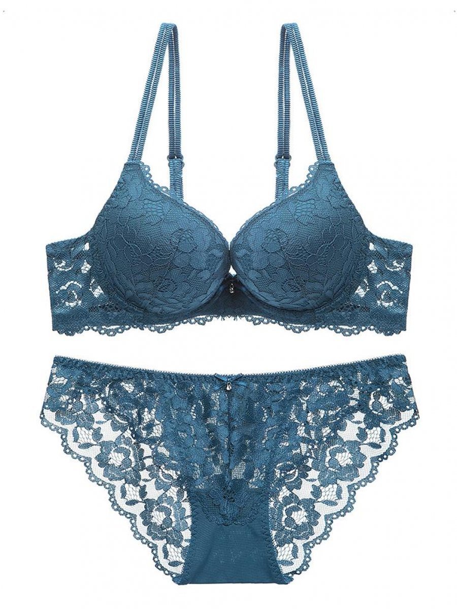 Womens sexy lace bra set