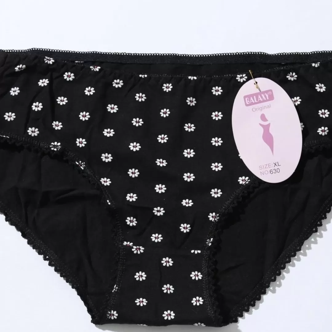 Women mid waist cotton panty